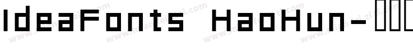 IdeaFonts HaoHun字体转换